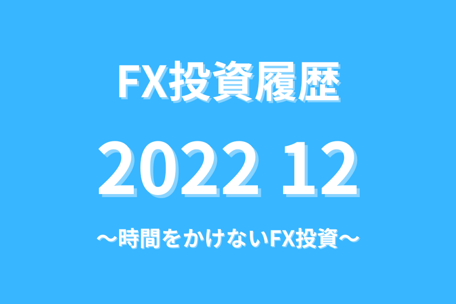 FX投資履歴202212